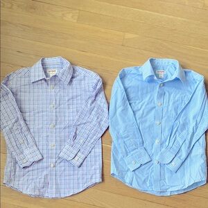 Cat & Jack Boys' Button-down Shirts - set of 2 - size xs (4-5)